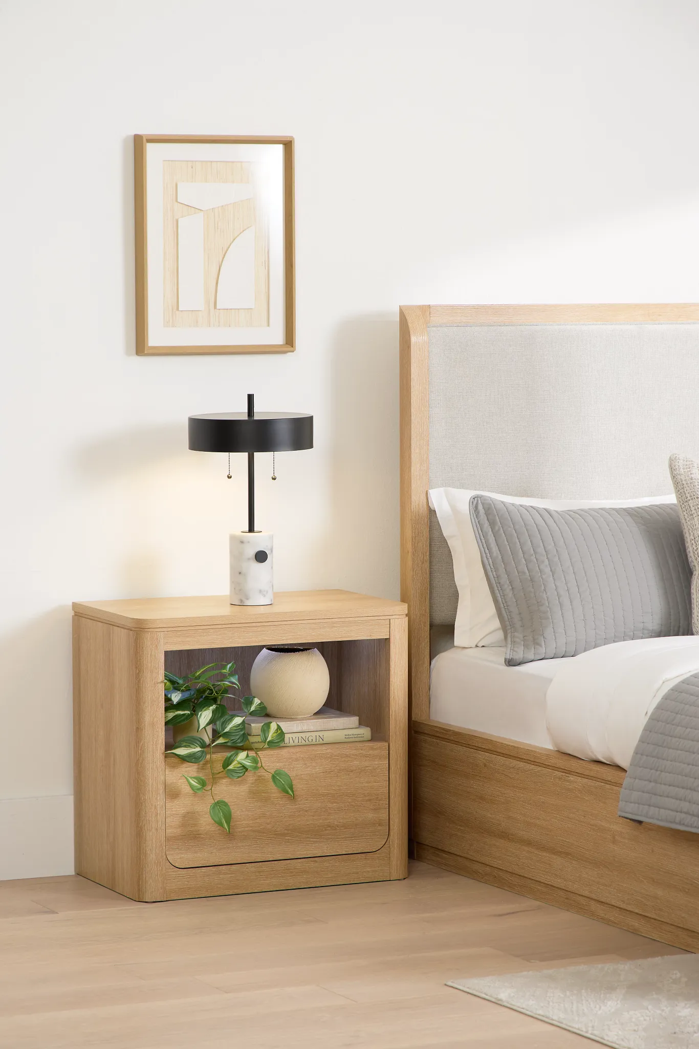 Emory Light Tone Nightstand