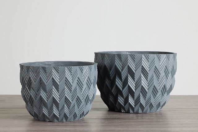 Merced Gray Set Of 2 Bowl