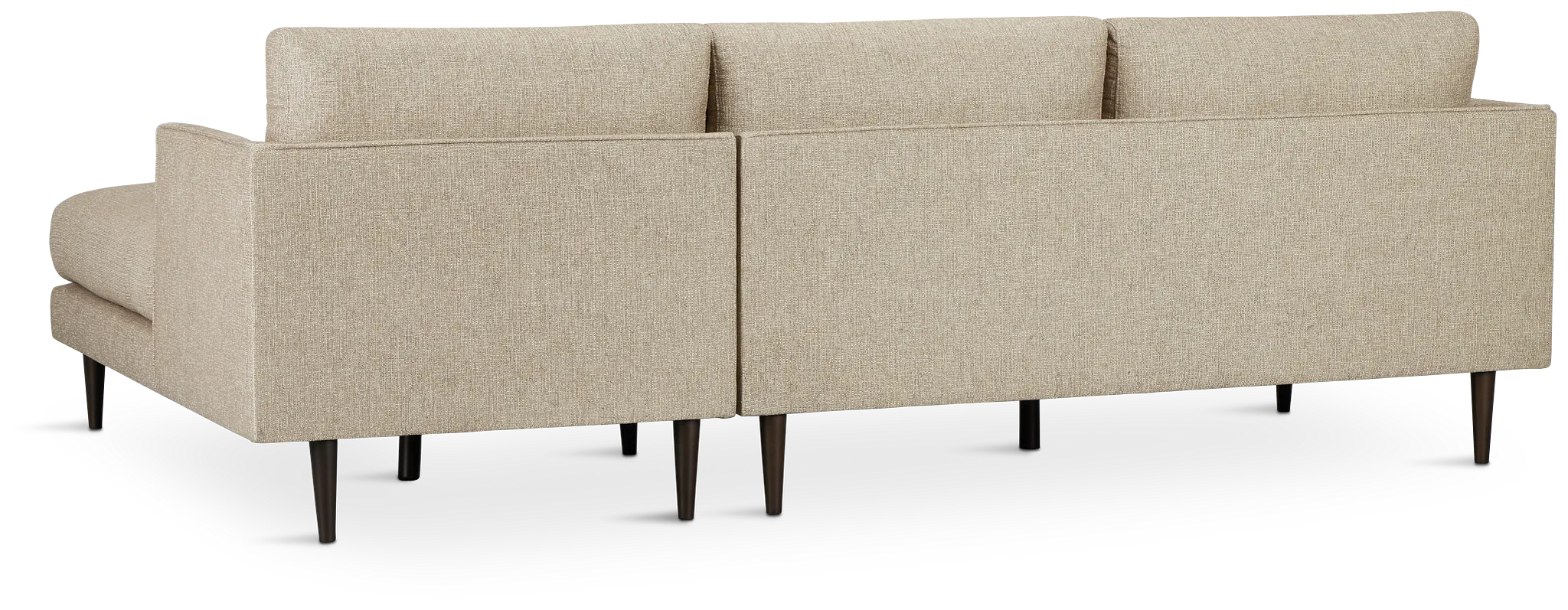 Easton Brown Fabric Right Chaise Sectional