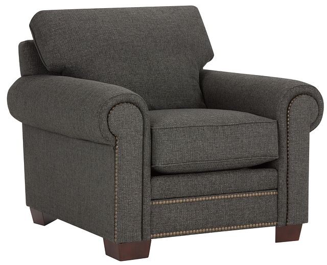 Foster Dark Brown Fabric Chair (0)