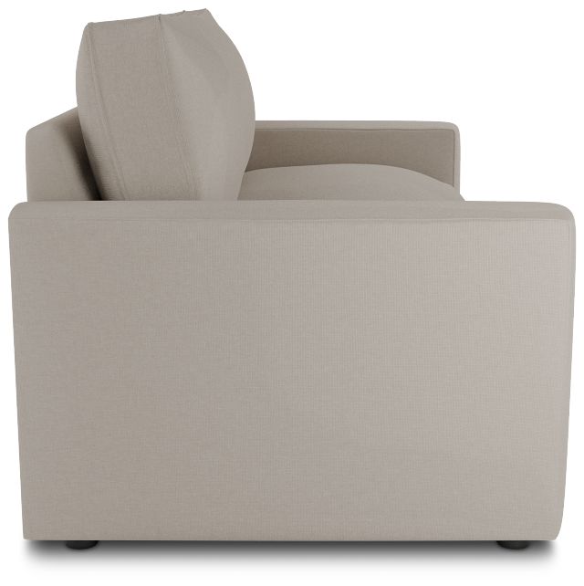 Siesta Suave Beige Fabric Memory Foam Sleeper