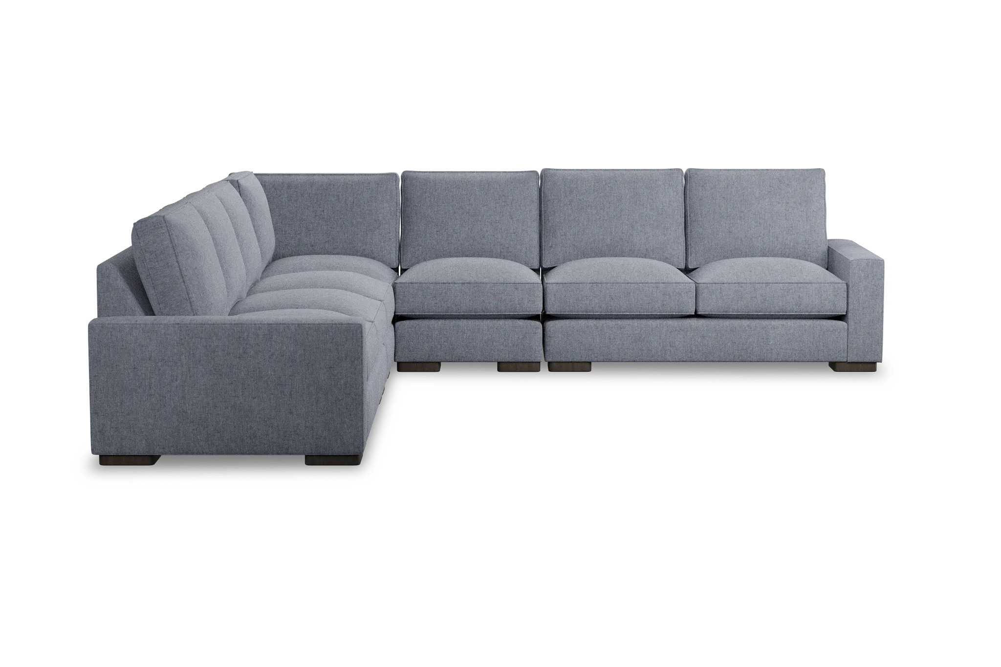 Edgewater Elevation Gray Large Two-arm Sectional