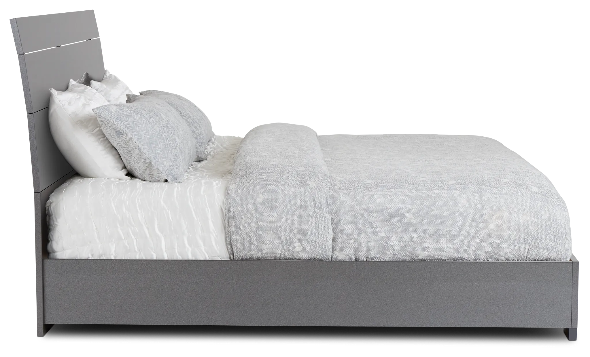 Oslo Gray Platform Bed