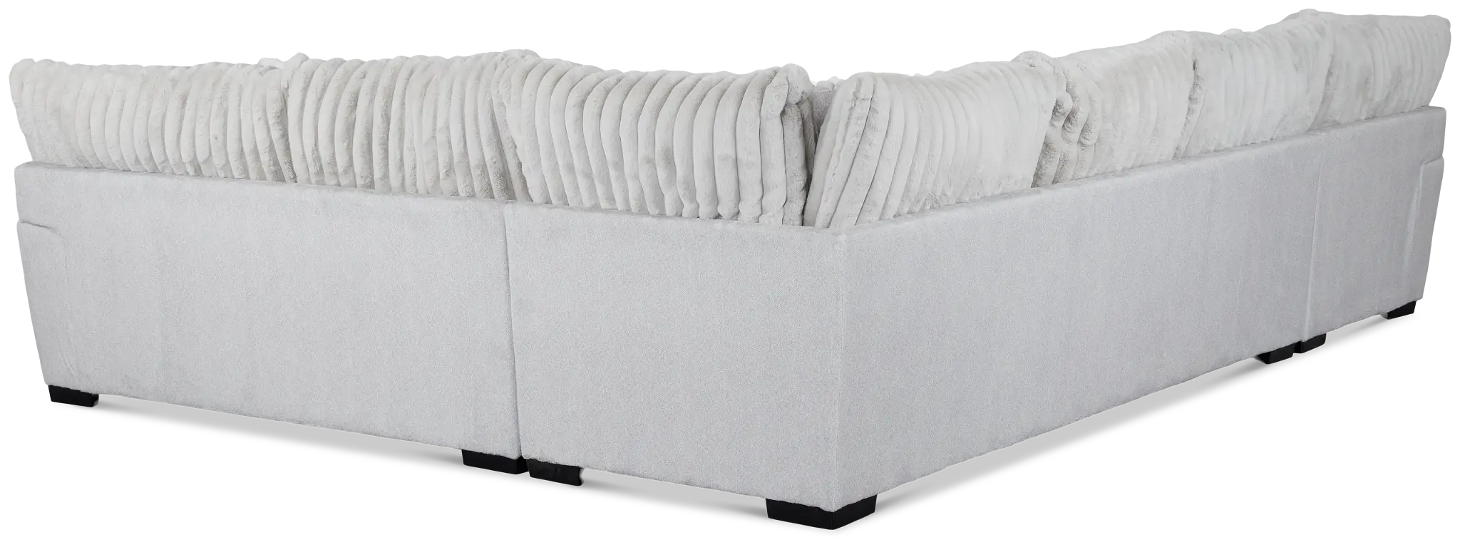 Kylie Light Gray Fabric Medium Left Chaise Sectional Kylie Light Gray Fabric Medium Left Chaise Sectional