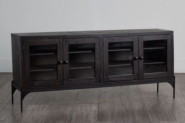 Rainier Dark Tone Four-door Cabinet