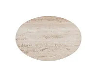 Lielle Two-tone Oval End Table
