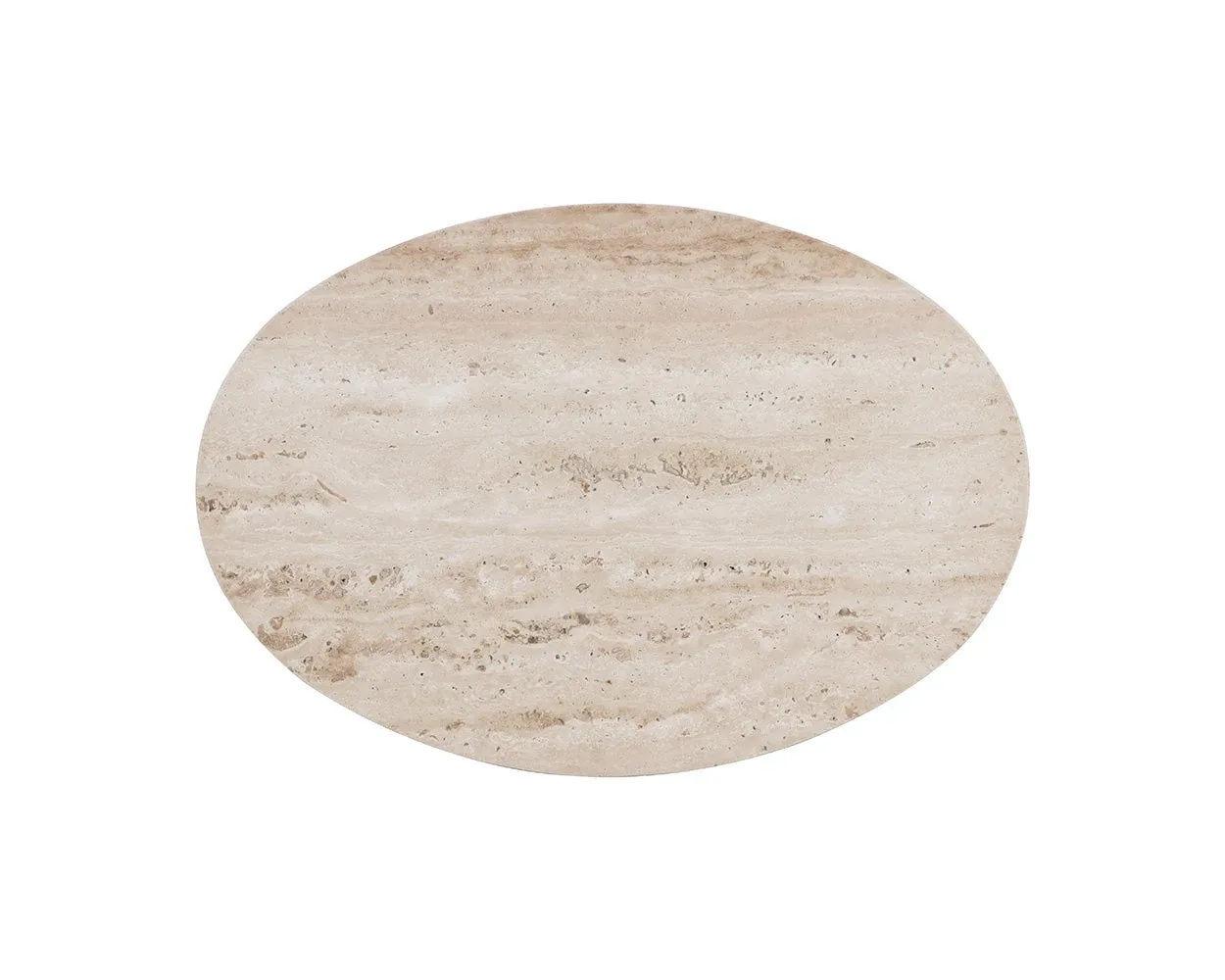 Lielle Two-tone Oval End Table