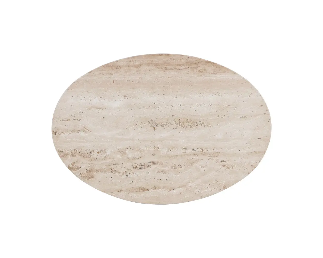 Lielle Two-tone Oval End Table Lielle Two-tone Oval End Table