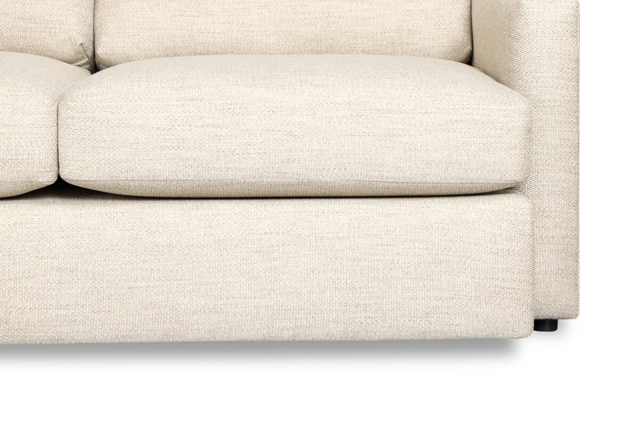 Maxwell Light Gray Fabric Medium Two-arm Sectional Maxwell Light Gray Fabric Medium Two-arm Sectional