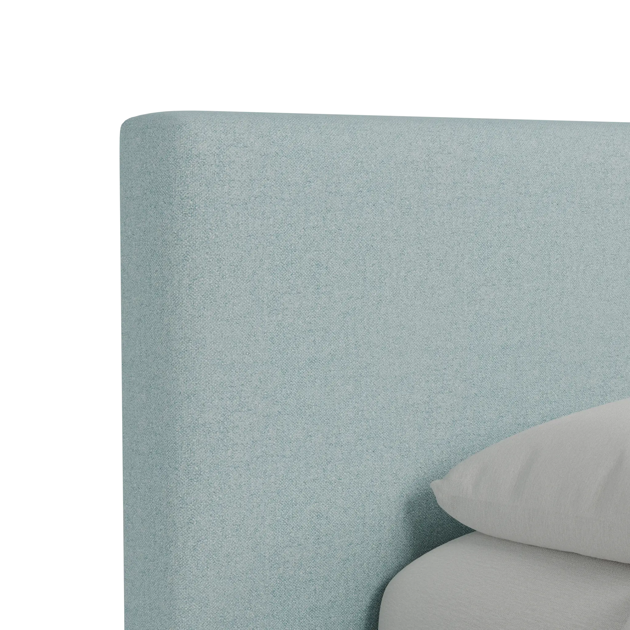 Grayton Elite Light Blue 44" Upholstered Platform Bed Grayton Elite Light Blue 44" Upholstered Platform Bed