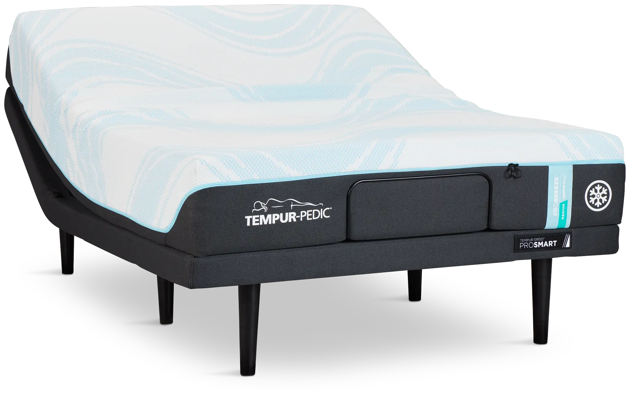 Tempur-pedic Tempur-probreeze Medium Ergo Prosmart Adjustable Mattress Set Tempur-pedic Tempur-probreeze Medium Ergo Prosmart Adjustable Mattress Set