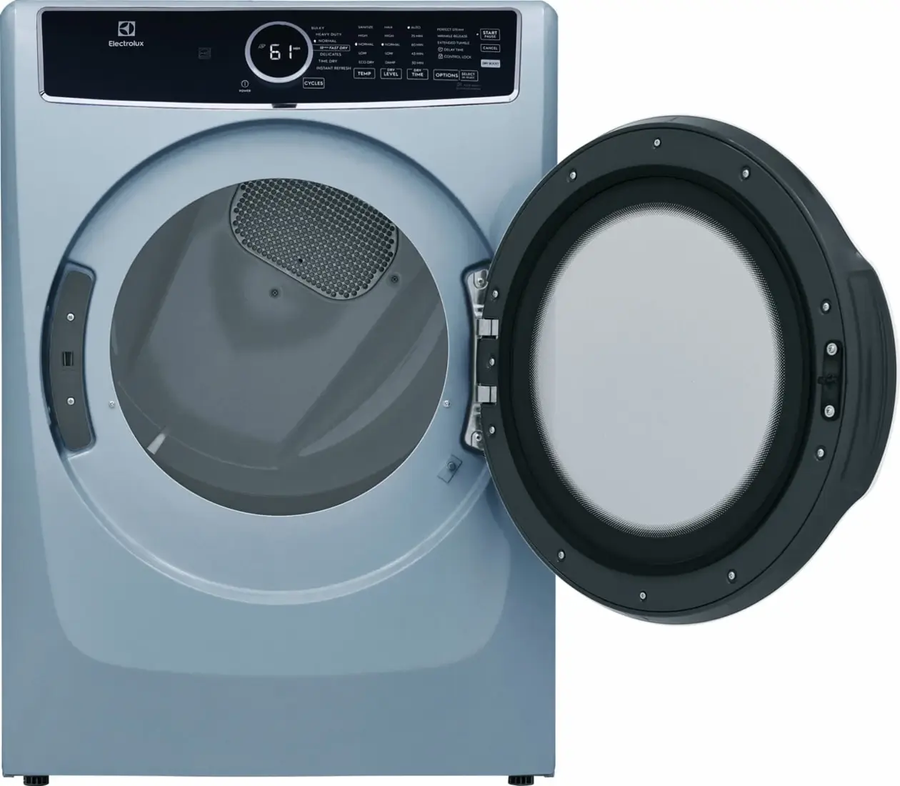 Electrolux 7437 Series Blue Front Load Electric Dryer Electrolux 7437 Series Blue Front Load Electric Dryer