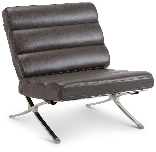 Tatiana Dark Gray Micro Accent Chair (1)