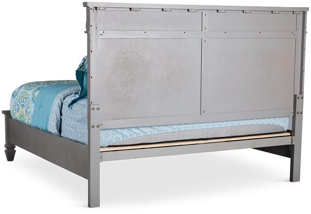 Marina Gray Panel Storage Bed
