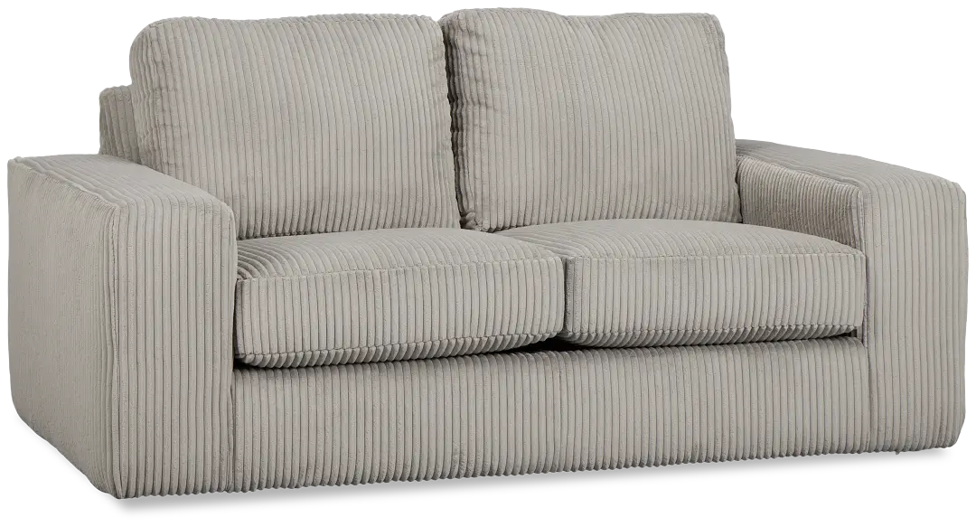 Charlie Gray Fabric Loveseat Charlie Gray Fabric Loveseat