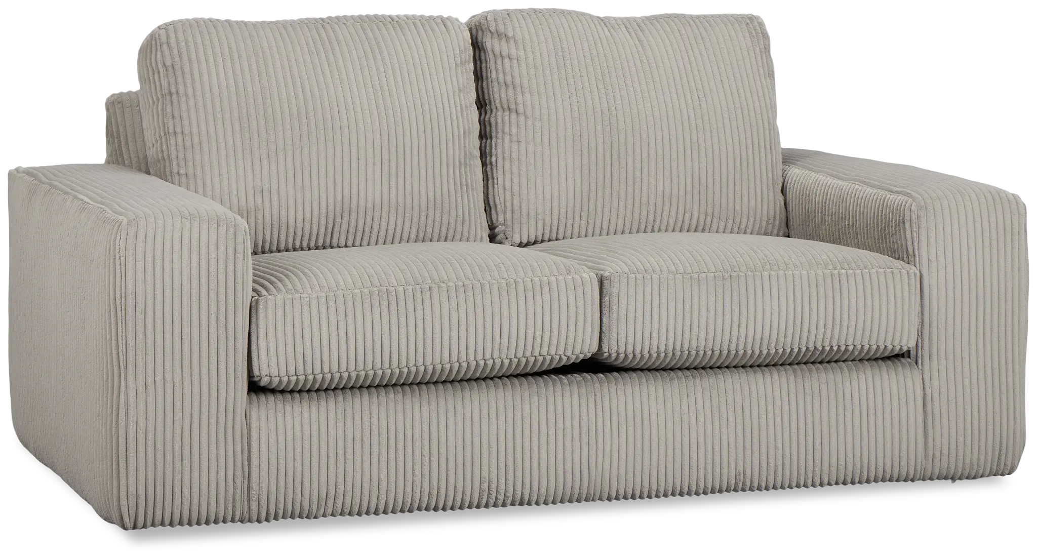 Charlie Gray Fabric Loveseat Charlie Gray Fabric Loveseat