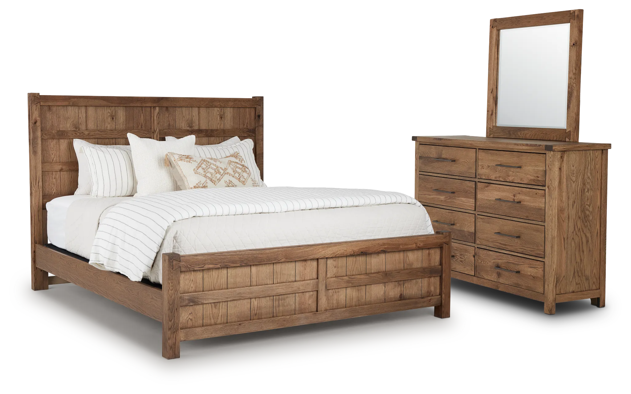 Salt Lake Mid Tone Panel Bedroom