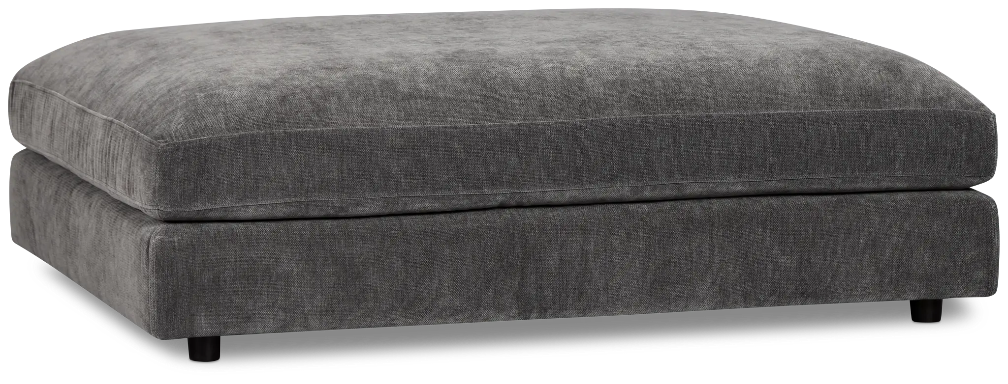 Lounge Dark Gray Fabric Ottoman Lounge Dark Gray Fabric Ottoman