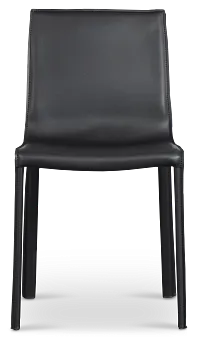 Lagos Black Upholstered Side Chair