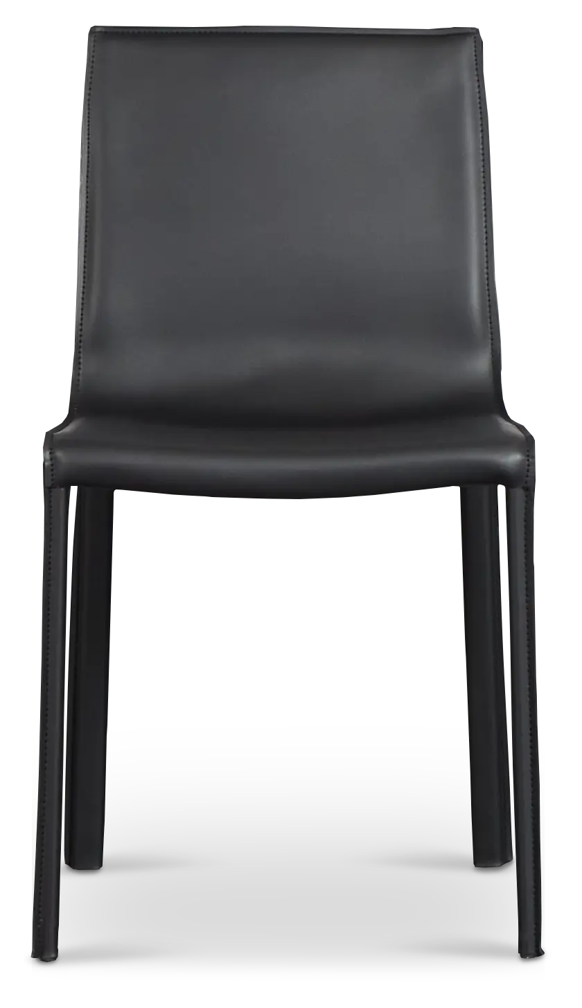 Lagos Black Upholstered Side Chair Lagos Black Upholstered Side Chair
