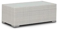Biscayne White Rect Coffee Table