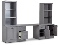 Newport Gray Door Wall Desk