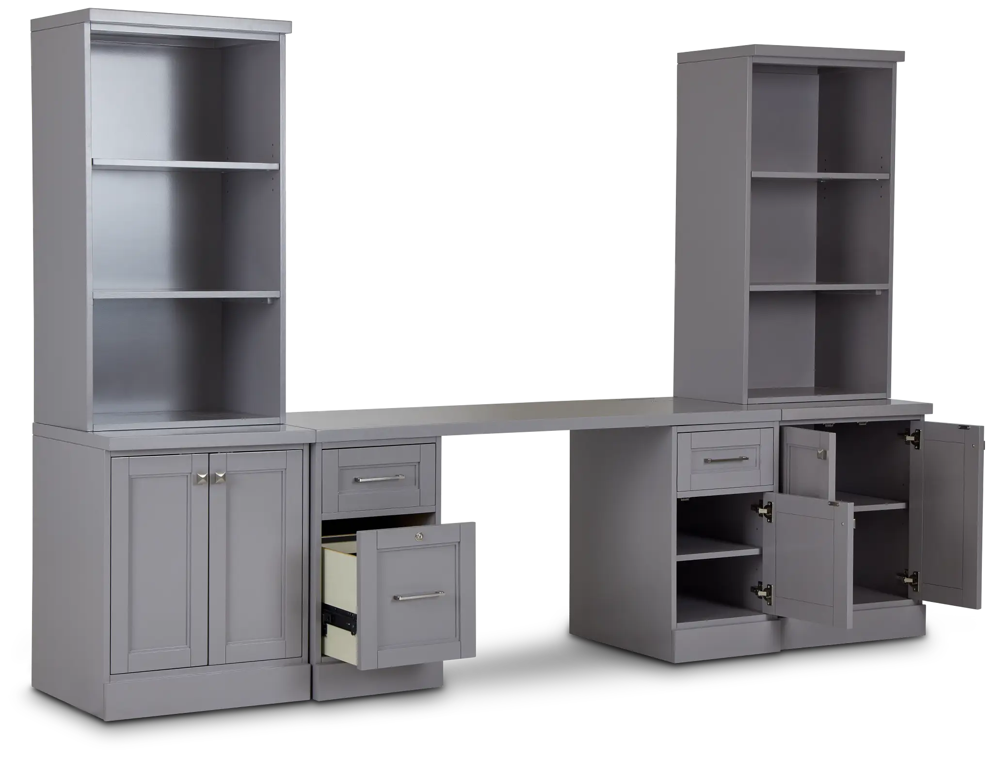 Newport Gray Door Wall Desk Newport Gray Door Wall Desk