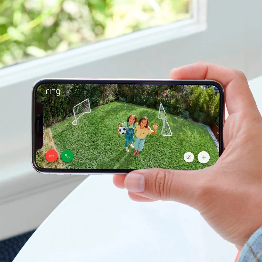 Ring Spotlight Cam Plus Battery Black Outdoor Security Cameras