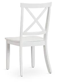 Woodstock White Wood Side Chair