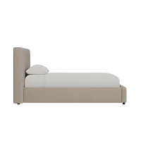Grayton Maguire Ivory 44" Upholstered Platform Bed