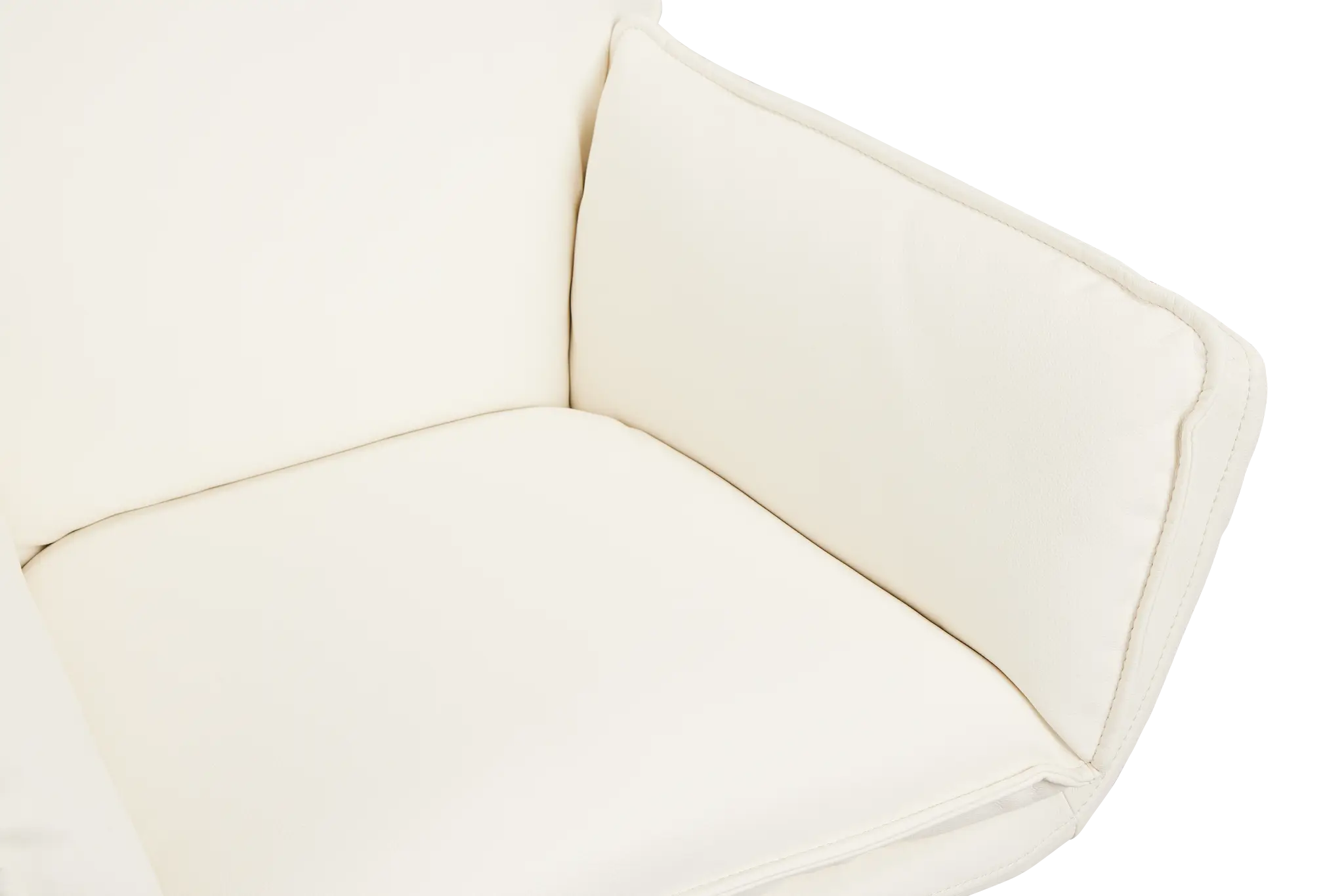 Farley White Micro Swivel Accent Chair Farley White Micro Swivel Accent Chair