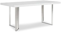 Axel White Rectangular Table