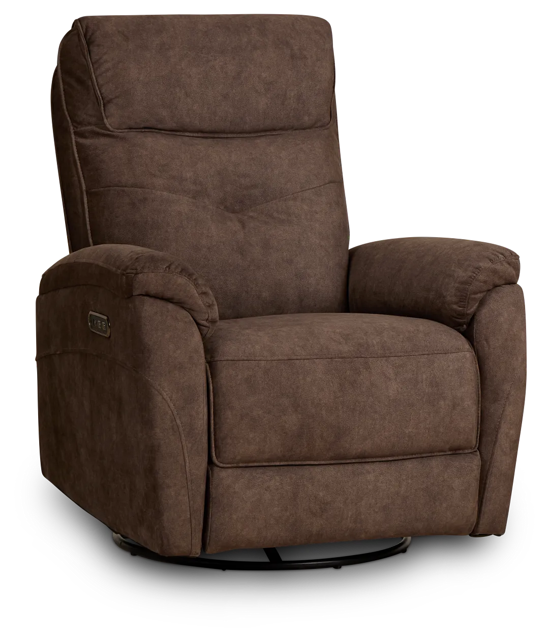 Ryder Brown Micro Power Swivel Glider Recliner
