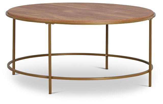 leons round coffee table