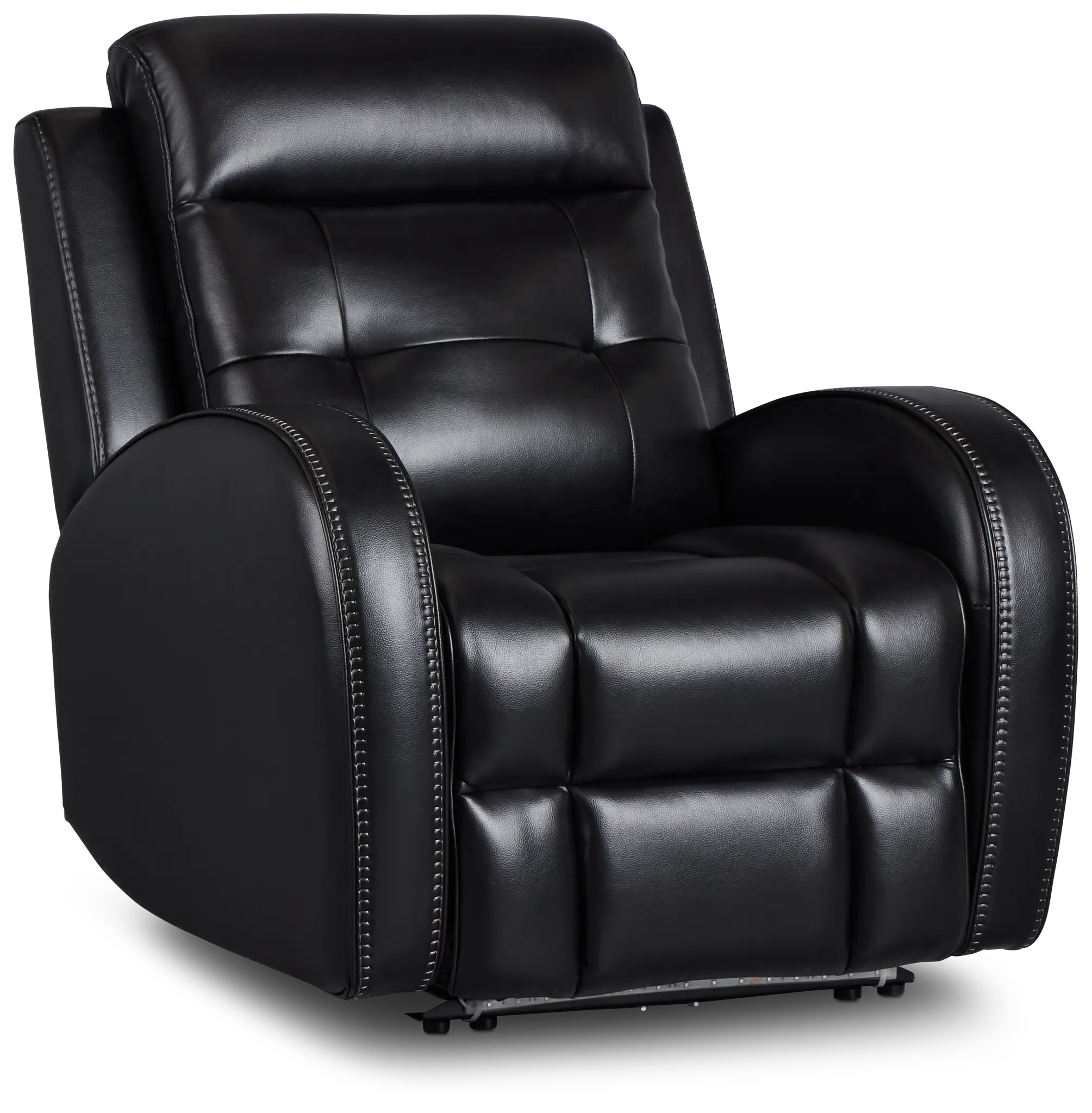 Omega Black Micro Power Recliner Omega Black Micro Power Recliner