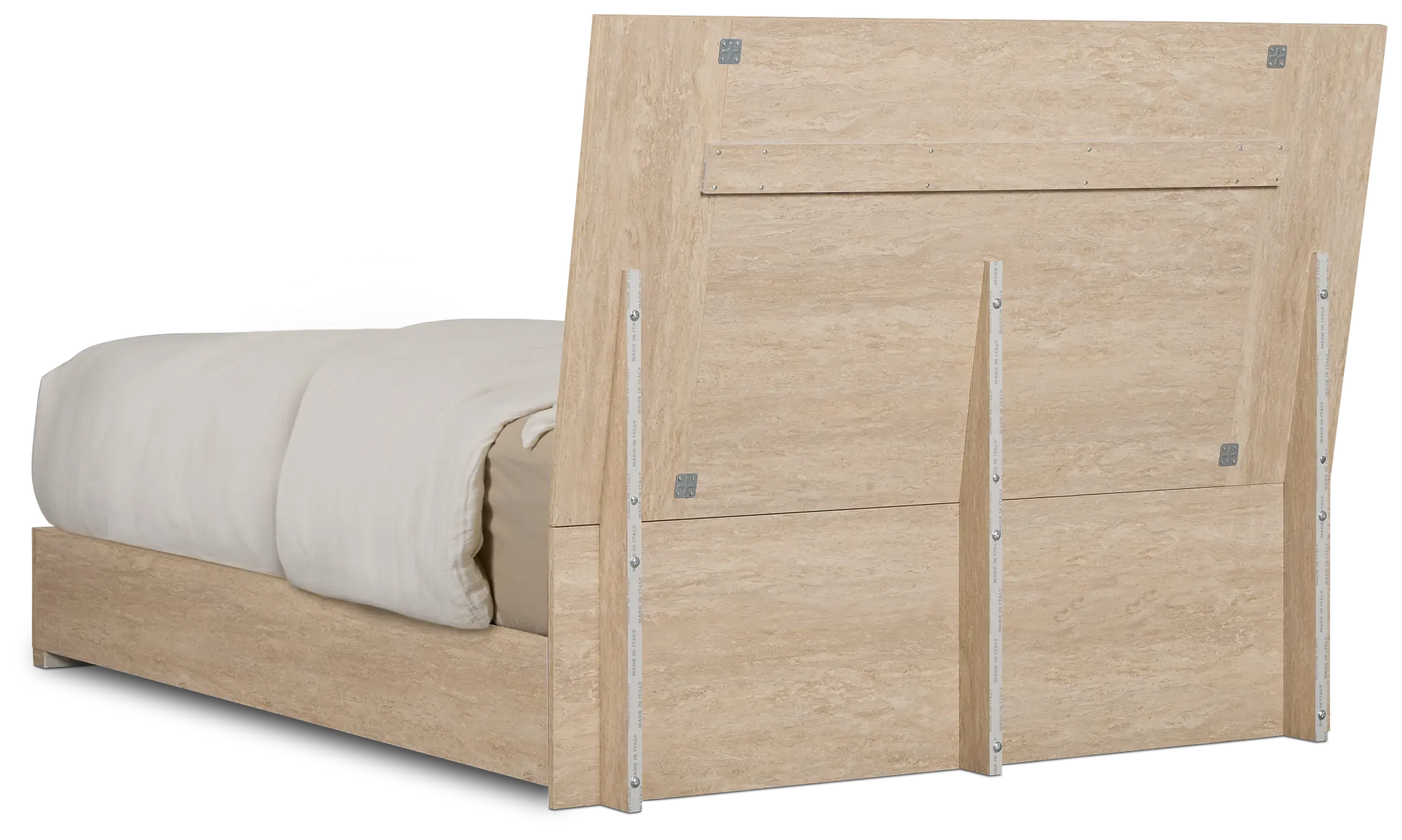 Malta Light Gray Panel Bed Malta Light Gray Panel Bed