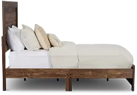 Ollie Dark Tone Panel Bed