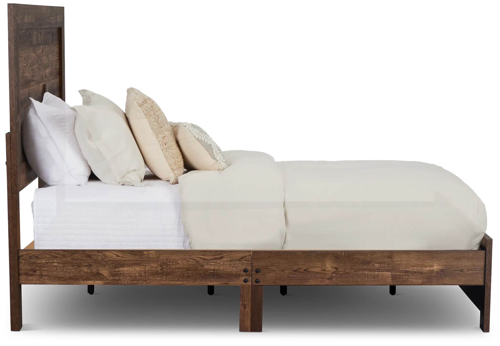 Ollie Dark Tone Panel Bed Ollie Dark Tone Panel Bed