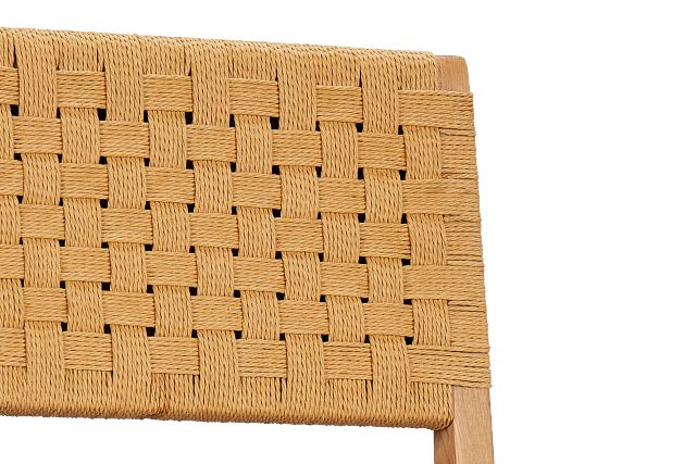 Malibu Light Tone Woven Upholstered Side Chair
