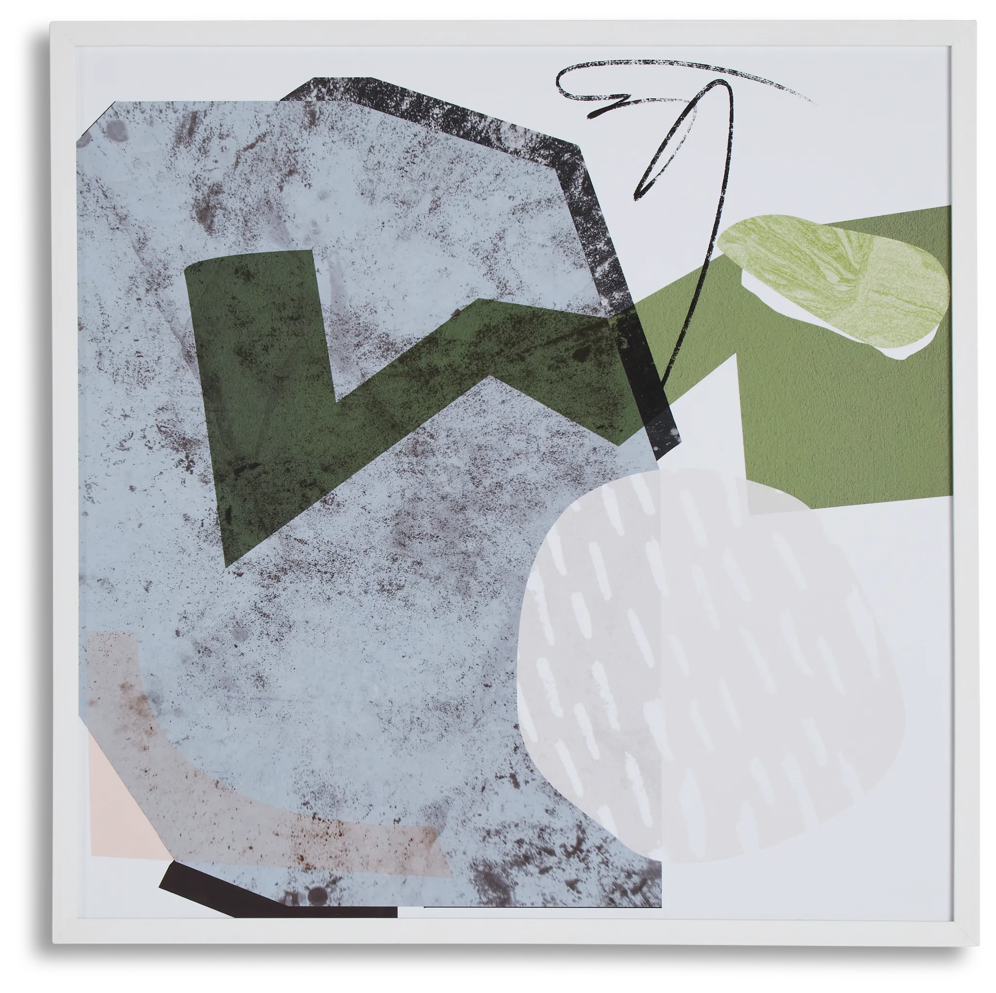 Riggs Gray Framed Wall Art