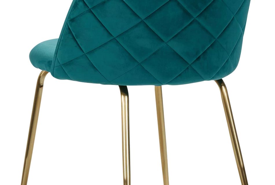 teal side chair