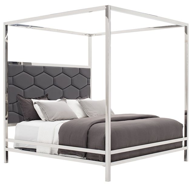 Cortina Gray Canopy Bed (0)