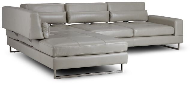 Alec Light Gray Micro Left Chaise Sectional (5)