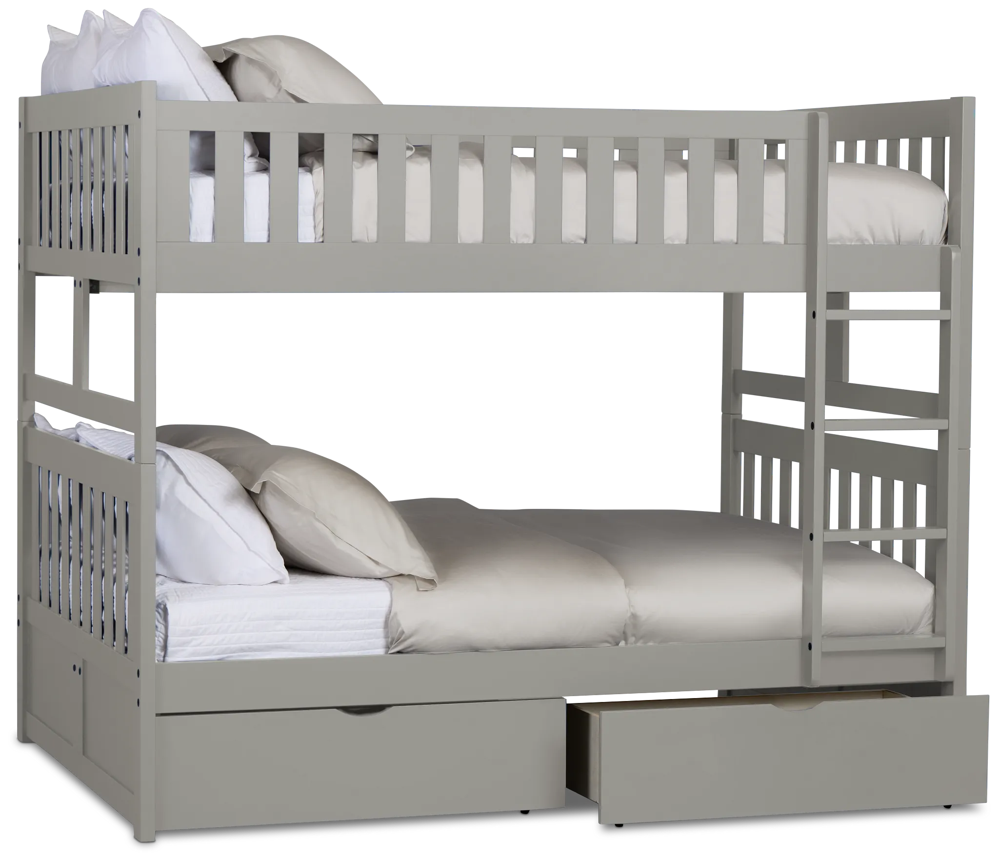 Charleston Gray Storage Bunk Bed