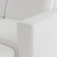 Citymod White Fabric 6-piece Pit Sectional