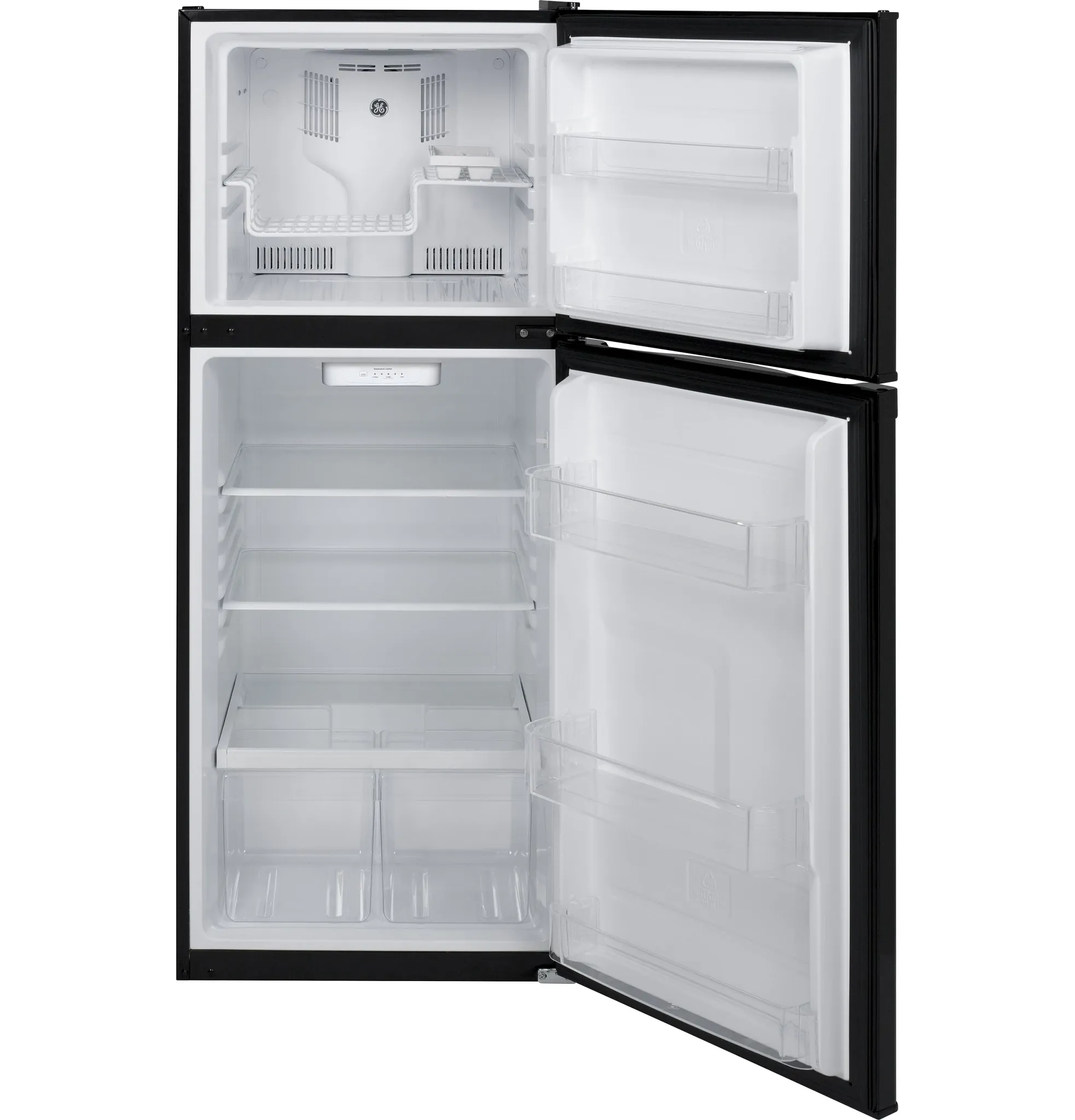 Ge 12 Series Black Top Freezer Refrigerator