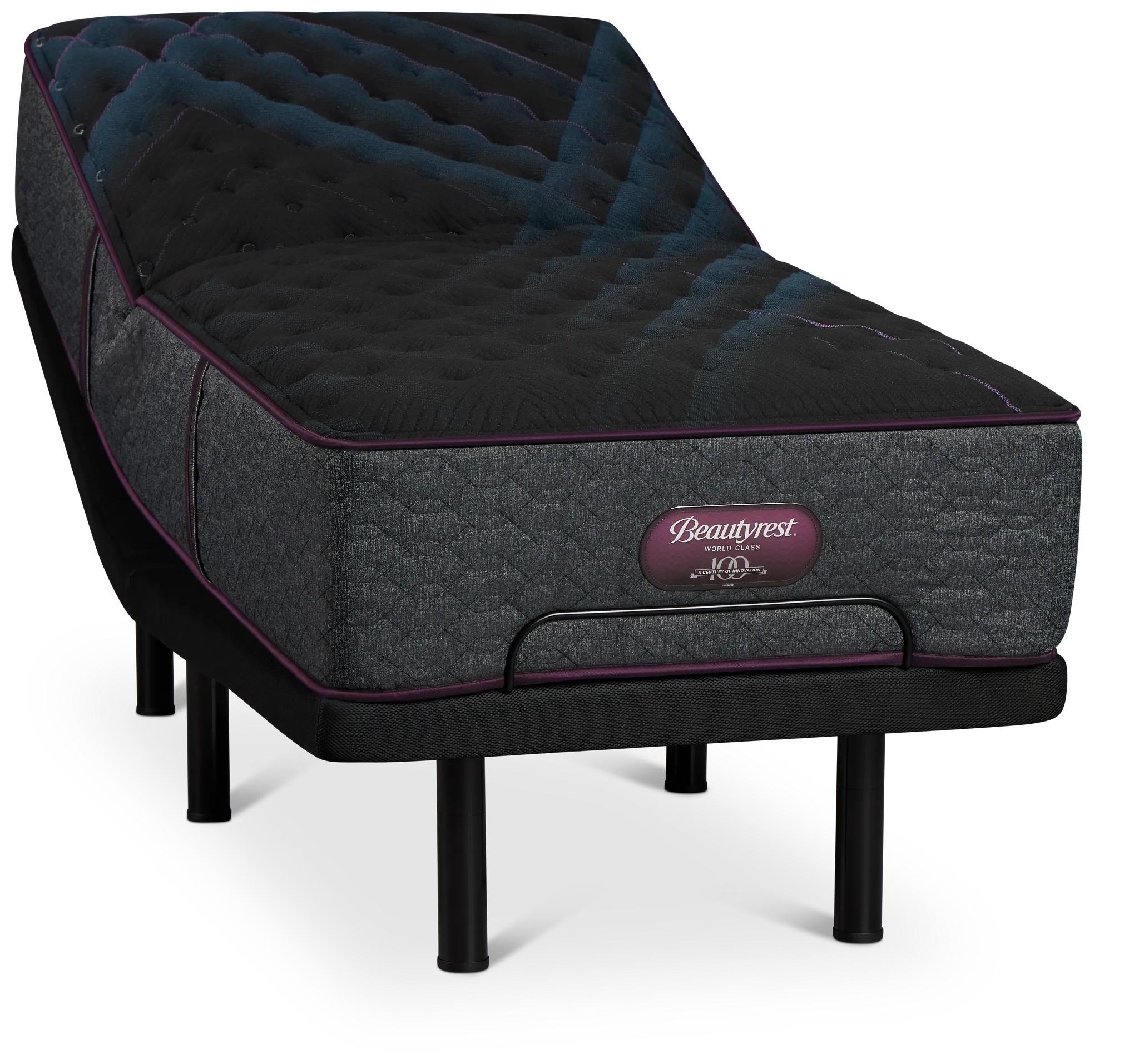 Beautyrest World Class Level 3 Extra Firm Plus Adjustable Mattress Set