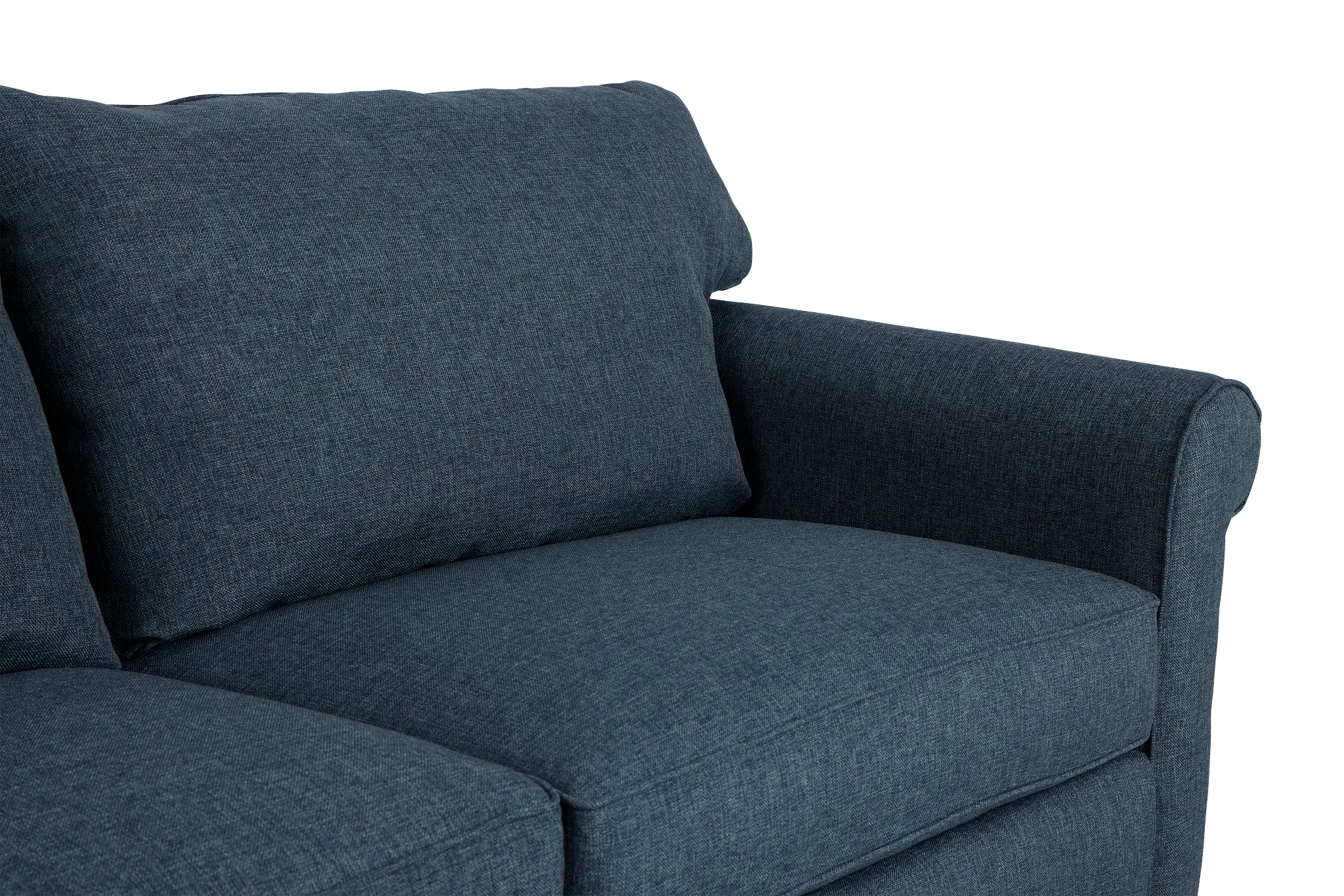 Cameron Blue Fabric Memory Foam Sleeper Cameron Blue Fabric Memory Foam Sleeper