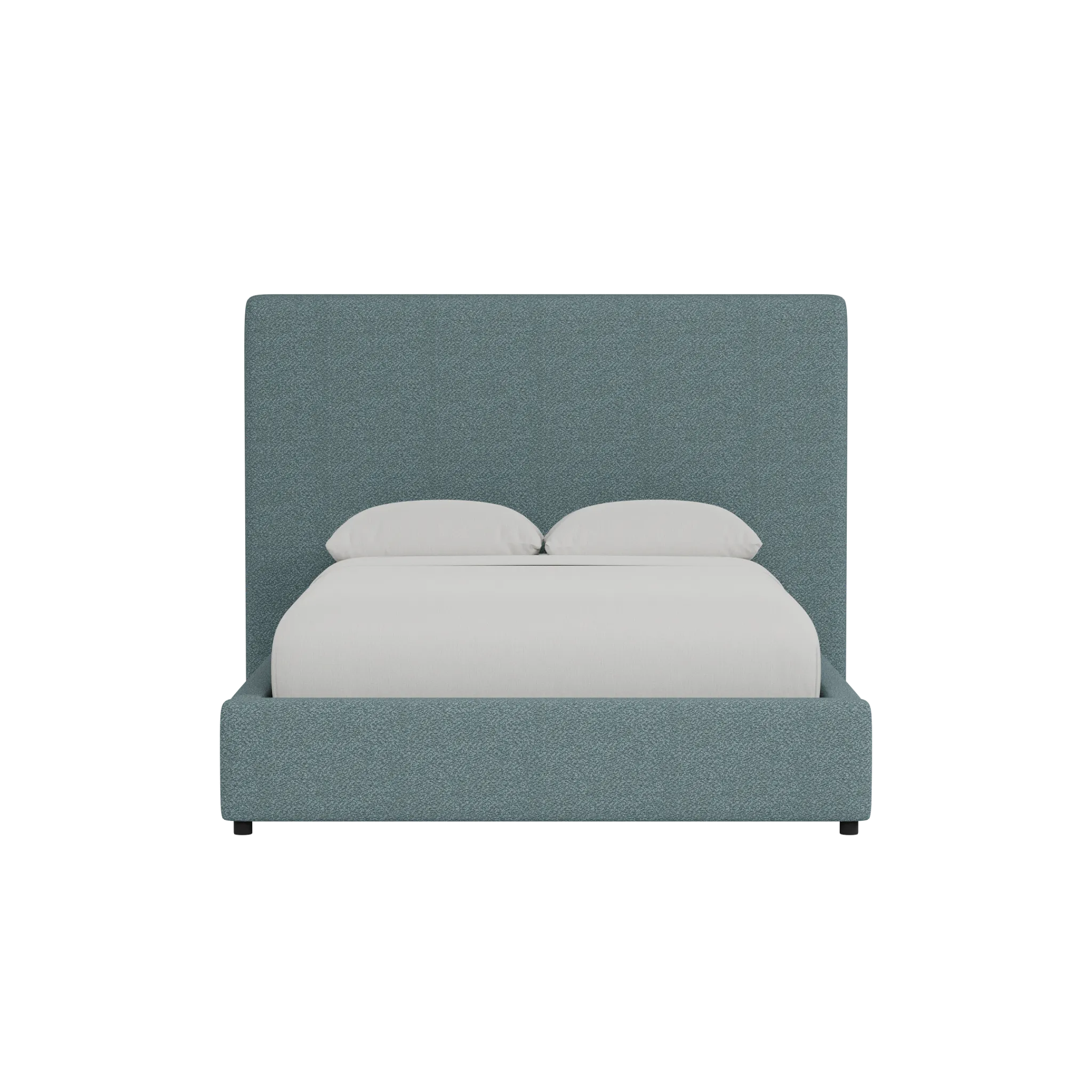 Grayton Sutton Blue 54" Upholstered Platform Bed