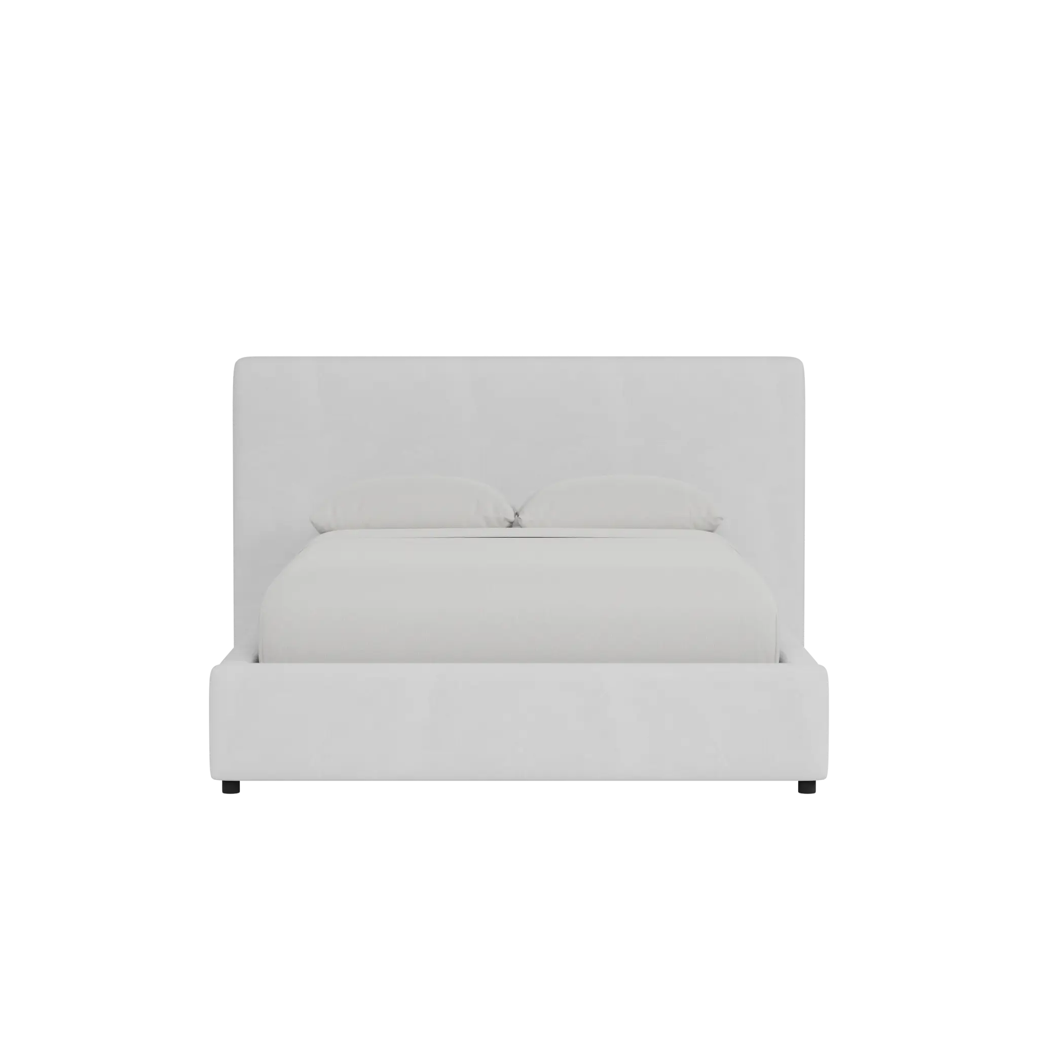 Grayton Peyton White 44" Upholstered Platform Bed Grayton Peyton White 44" Upholstered Platform Bed
